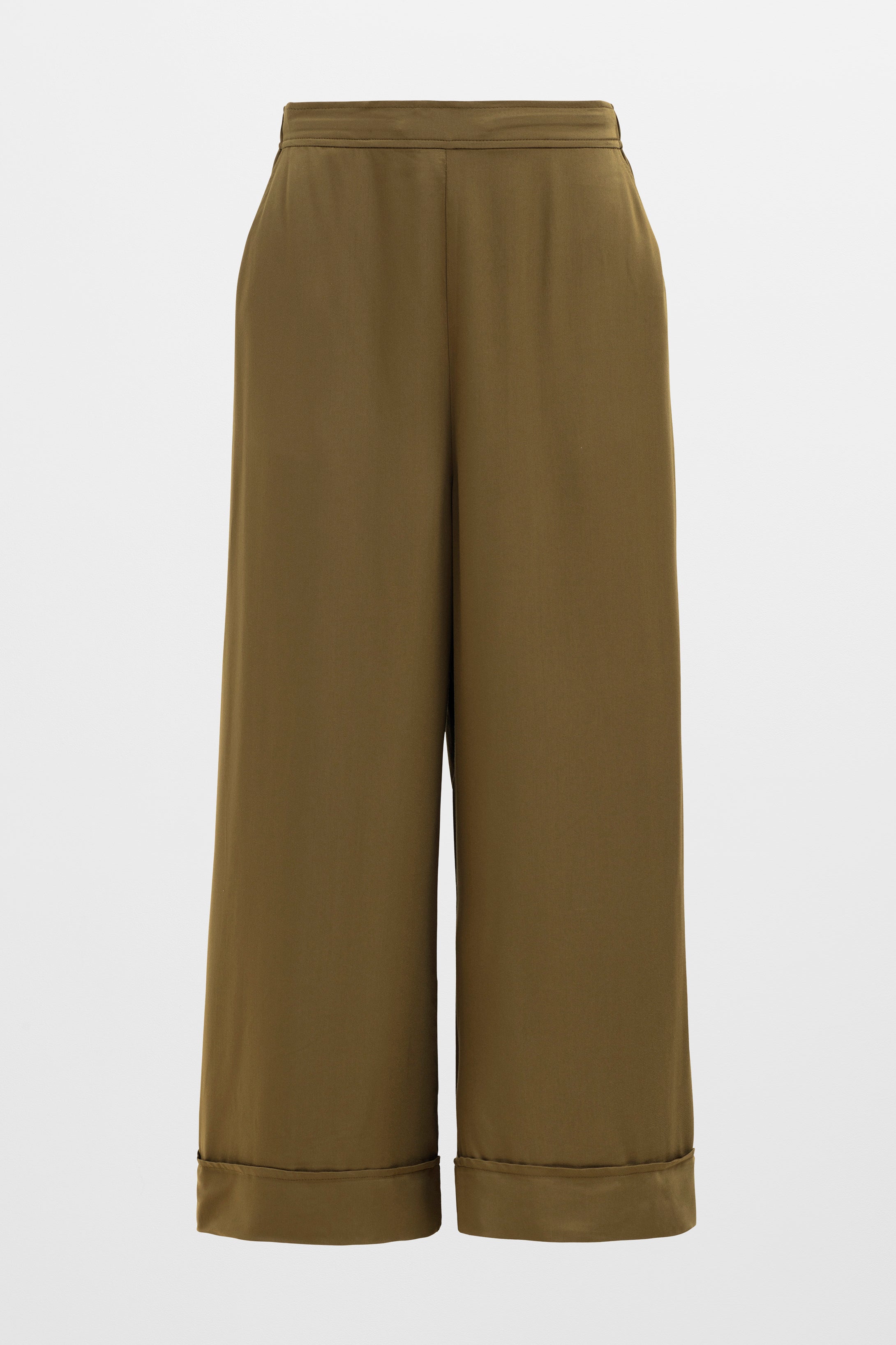 Elk Wide Leg Culotte Olive