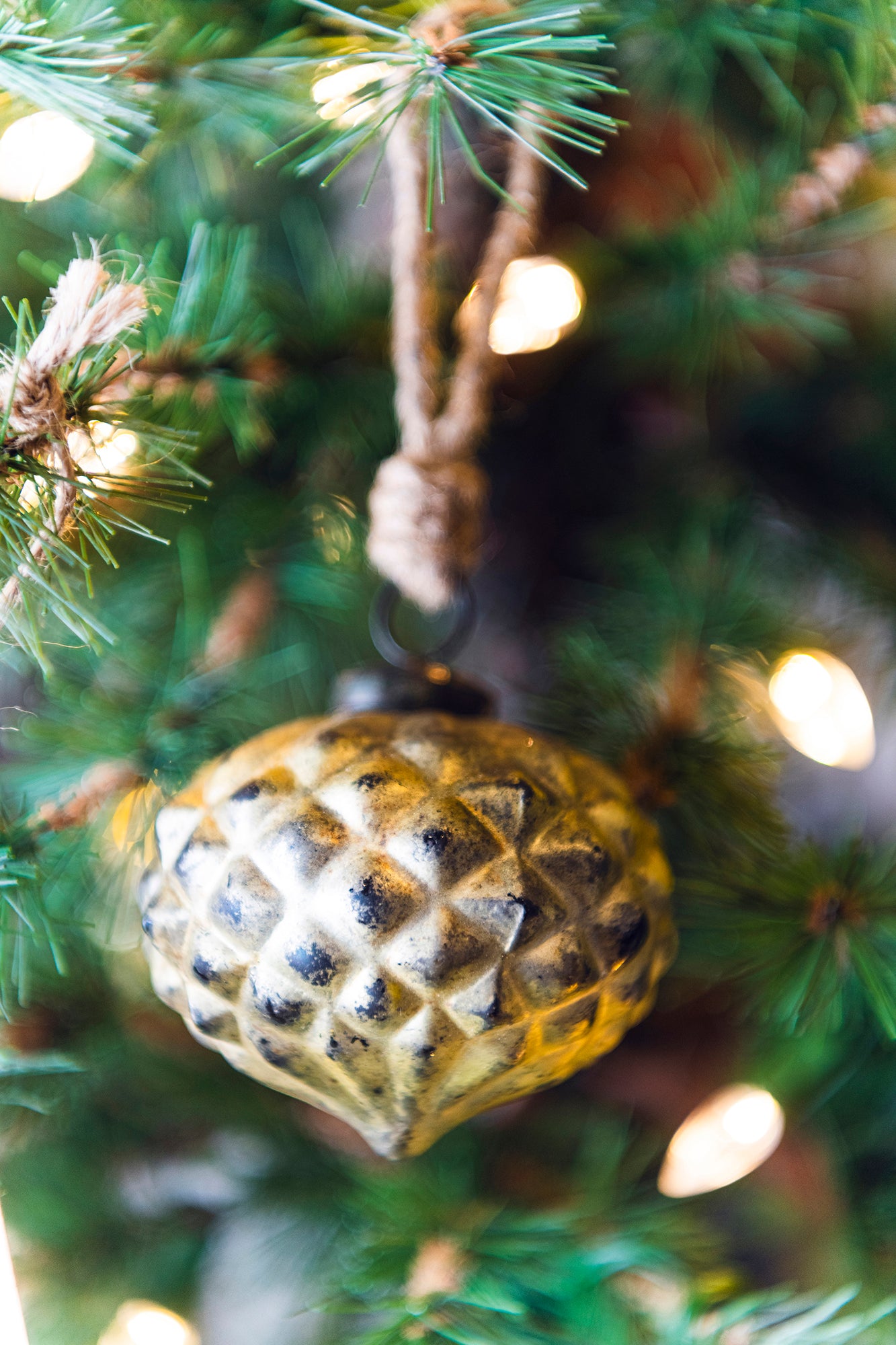 Glass Bauble | Gold Onion