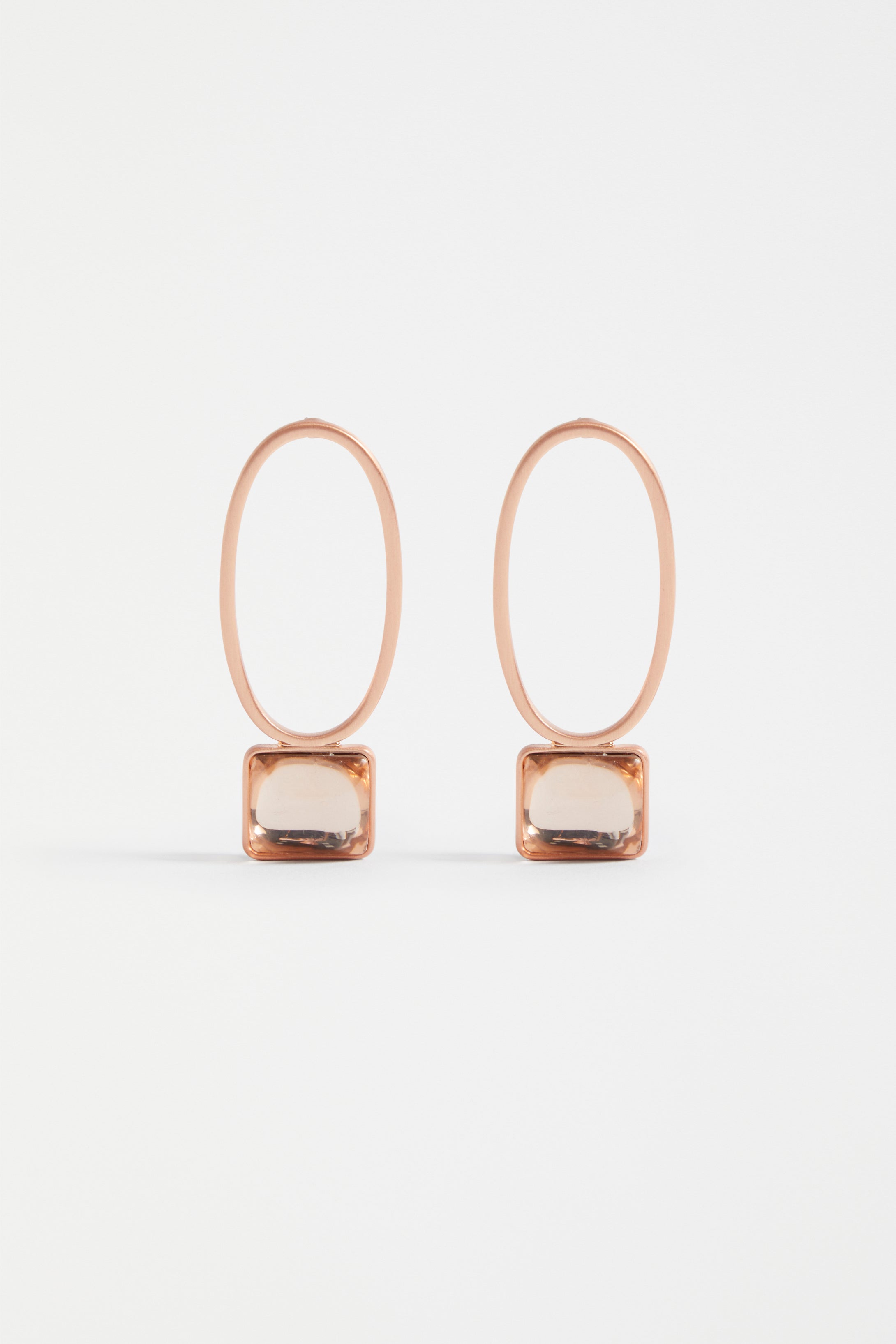 Elk Stal Drop Earring Champagne