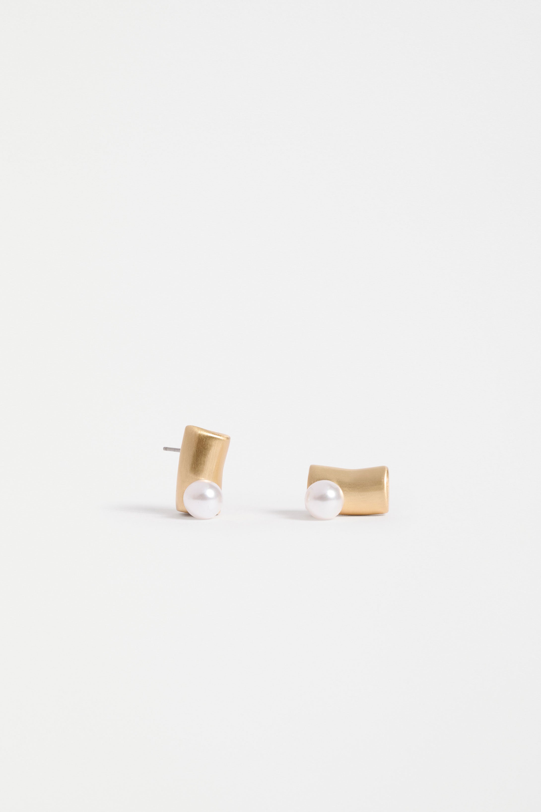 Elk Ahas Stud Earring Gold