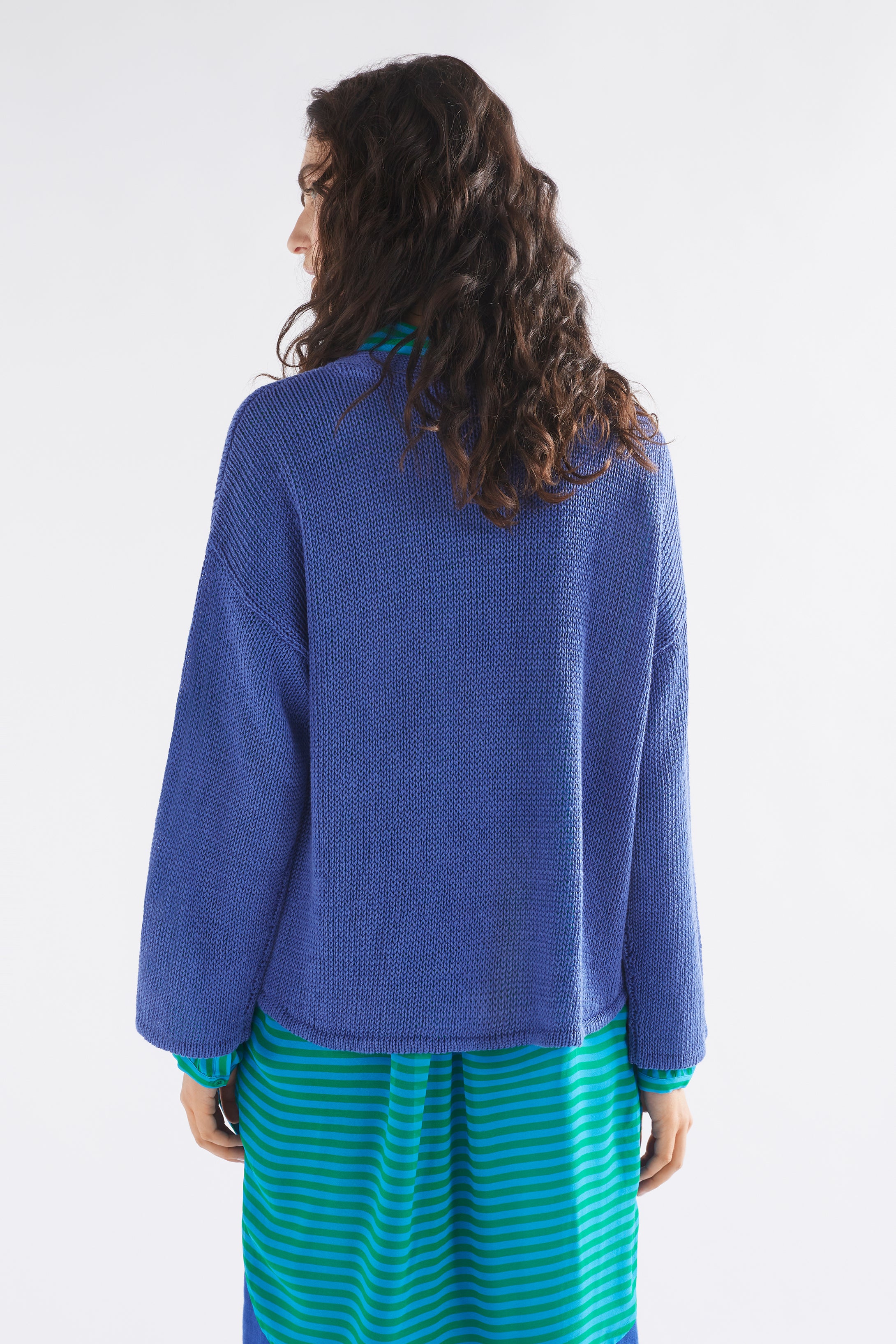 Elk Mica Sweater	Ultramarine