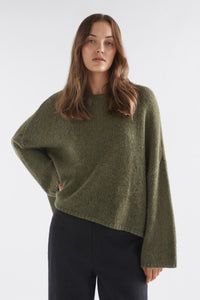 Elk Agna Sweater Dark Olive