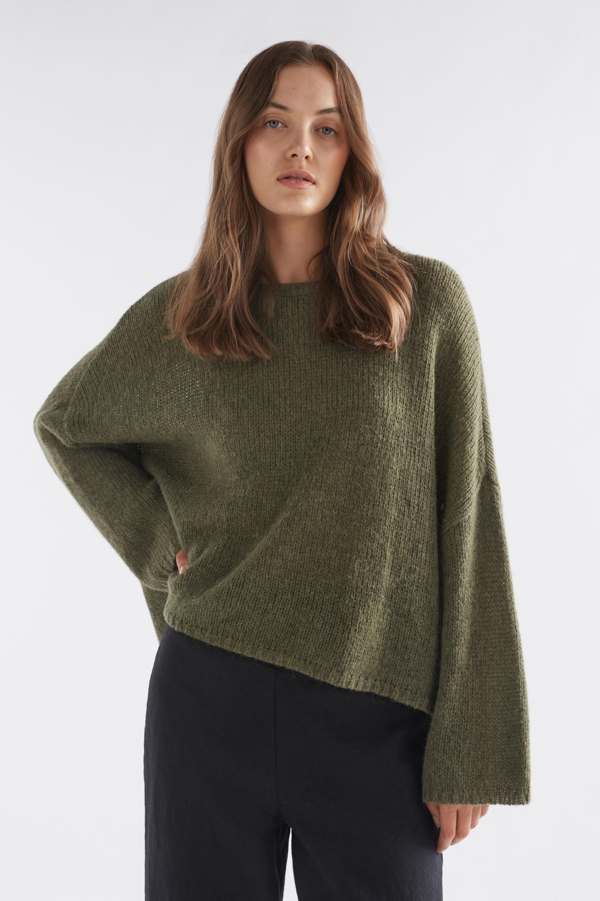 Elk Agna Sweater Dark Olive