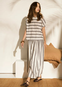 Pol Parc Skirt Ink Stripe