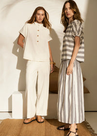 Pol Parc Skirt Ink Stripe