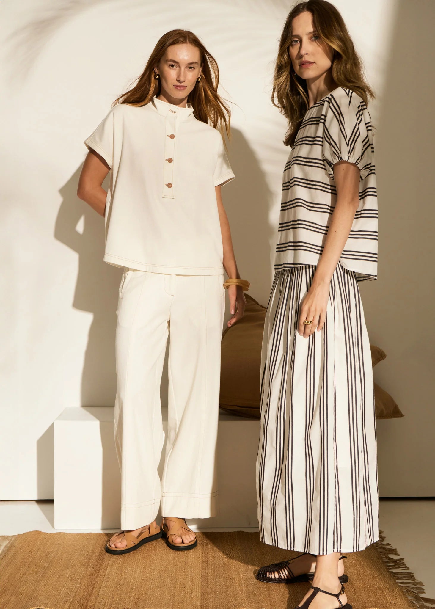 Pol Parc Skirt Ink Stripe