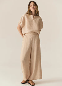 Pol Stelle Pant Red/Natural Stripe