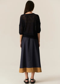 Pol Speck Skirt Ink/Ginger