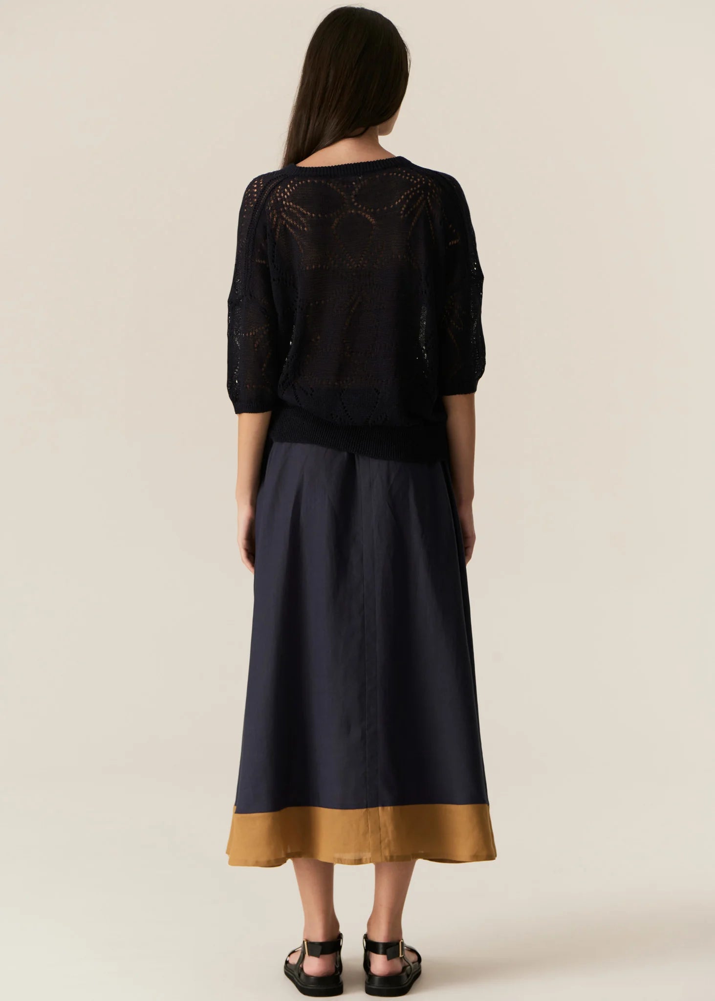 Pol Speck Skirt Ink/Ginger