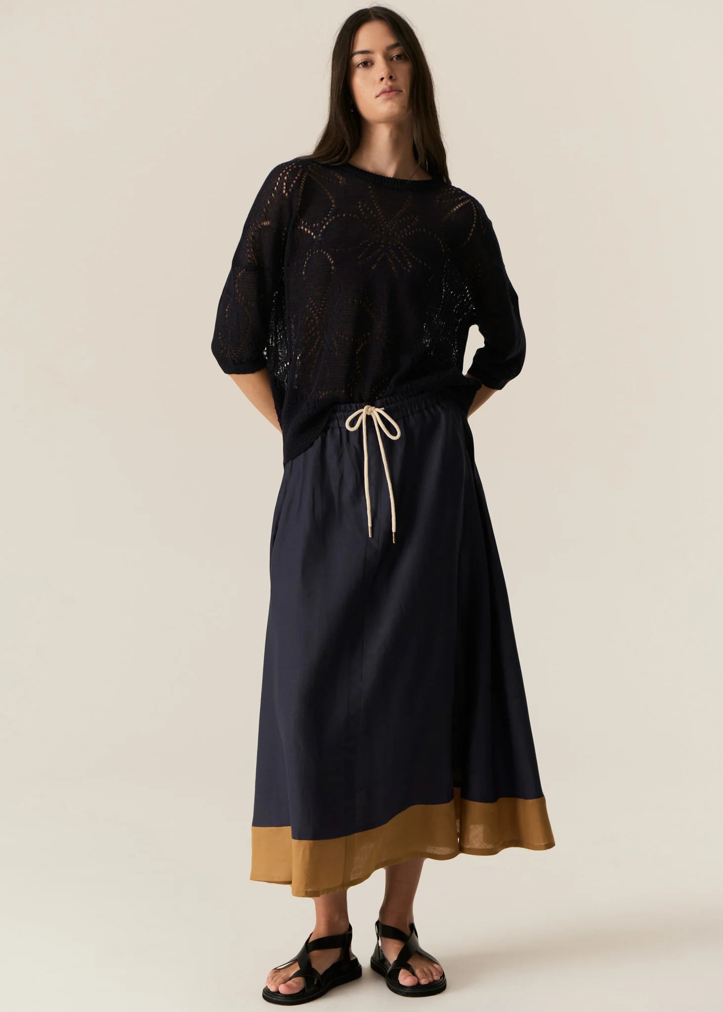 Pol Speck Skirt Ink/Ginger