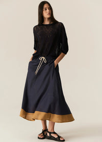 Pol Speck Skirt Ink/Ginger