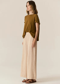 Pol Stelle Pant Red/Natural Stripe