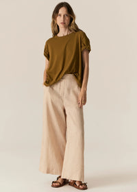 Pol Stelle Pant Red/Natural Stripe