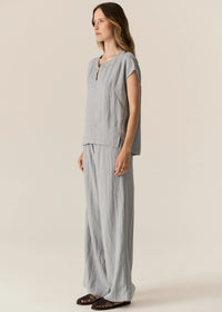 Pol Faire Belt Pant Sky