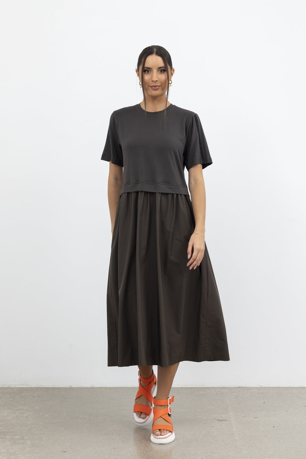 X.LAB That Way Dress Olive
