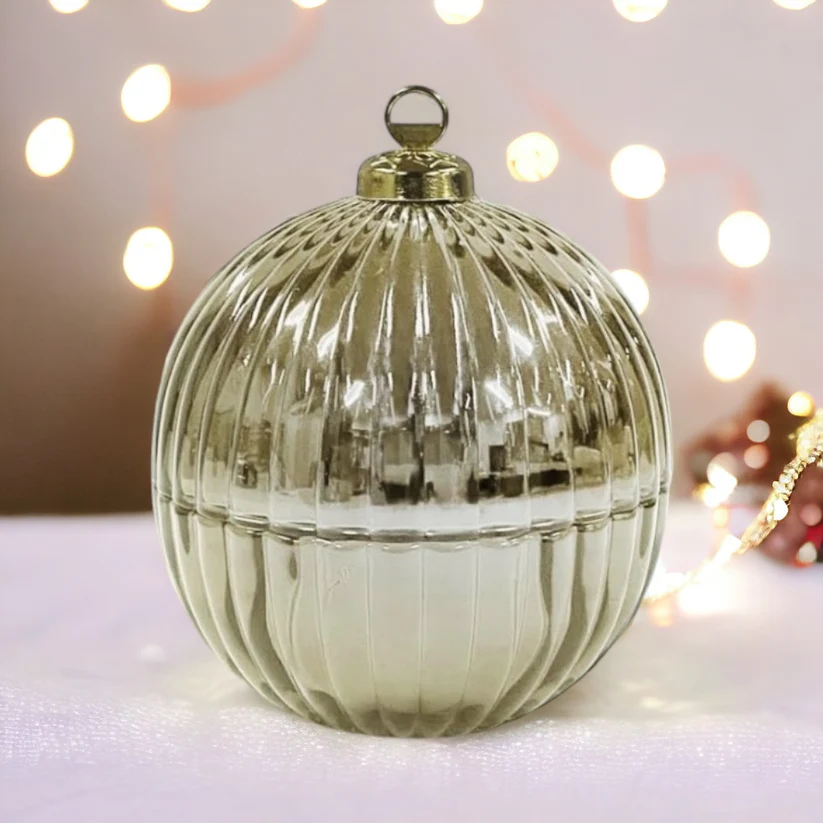 Christmas Bauble Candle | Gold