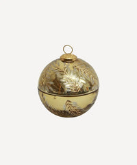 Bauble Candle | Etched Gold