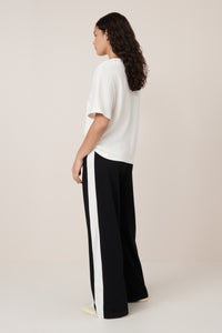 Kowtow Contrast Trackpant Black