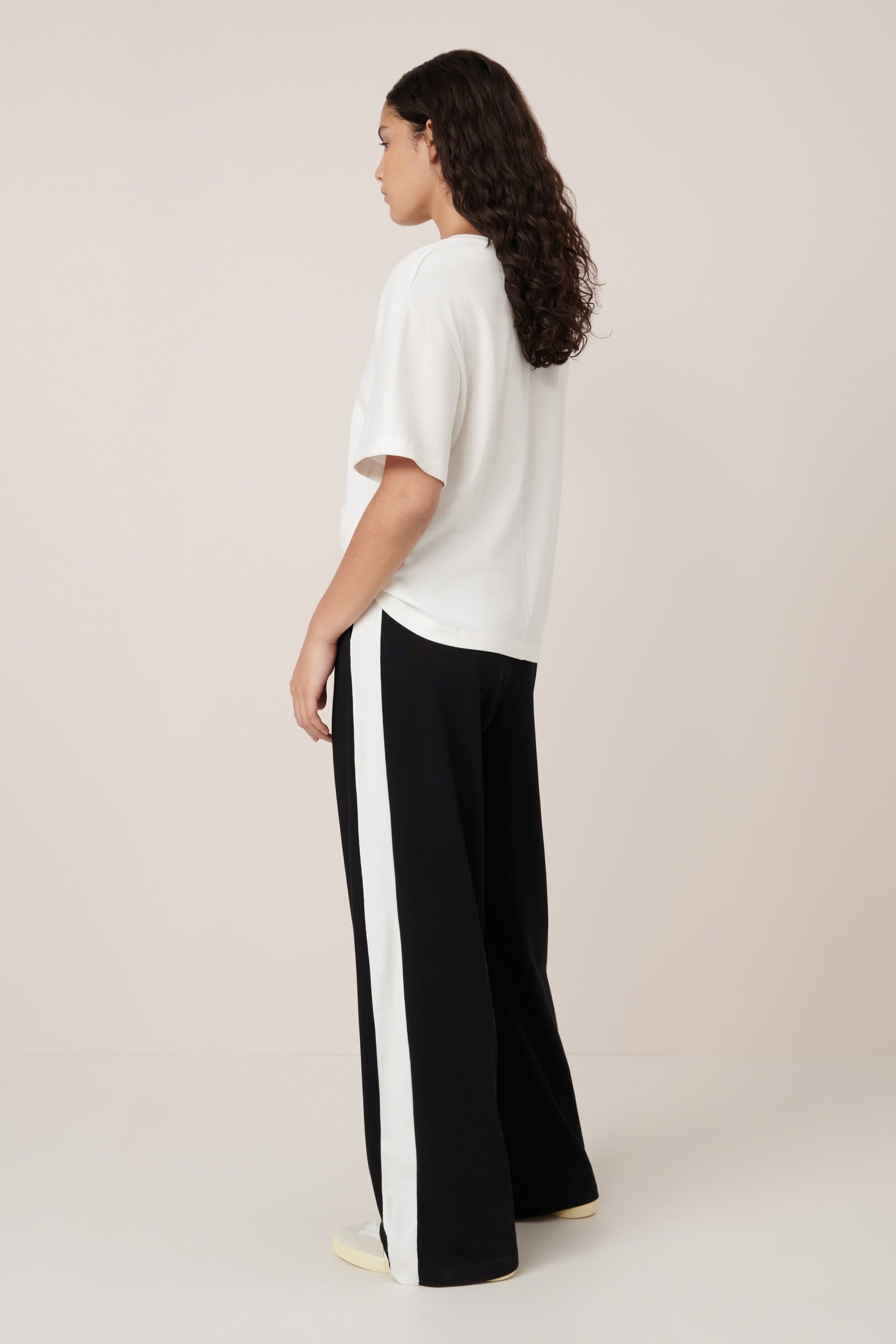 Kowtow Contrast Trackpant Black