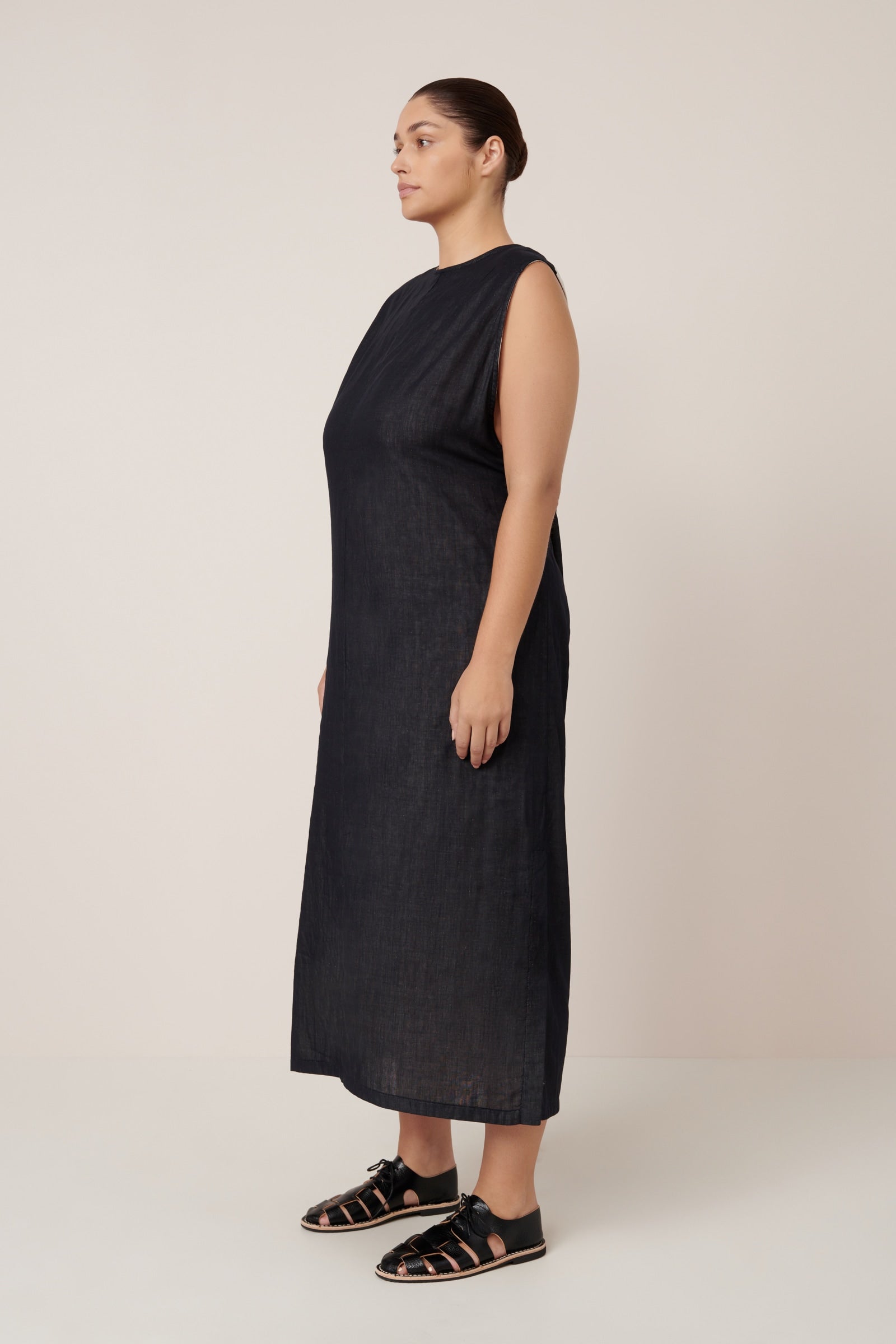 Kowtow Ensemble Dress Black/Ecru