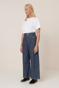 Kowtow Sailor Jeans Chalk Stripe