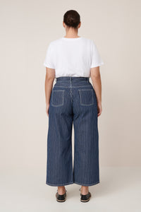 Kowtow Sailor Jeans Chalk Stripe