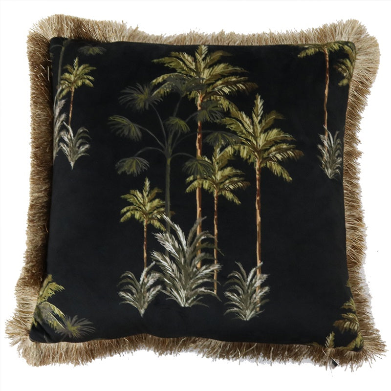 Velvet Feather Fill Cushion Palms Hall Concept Store