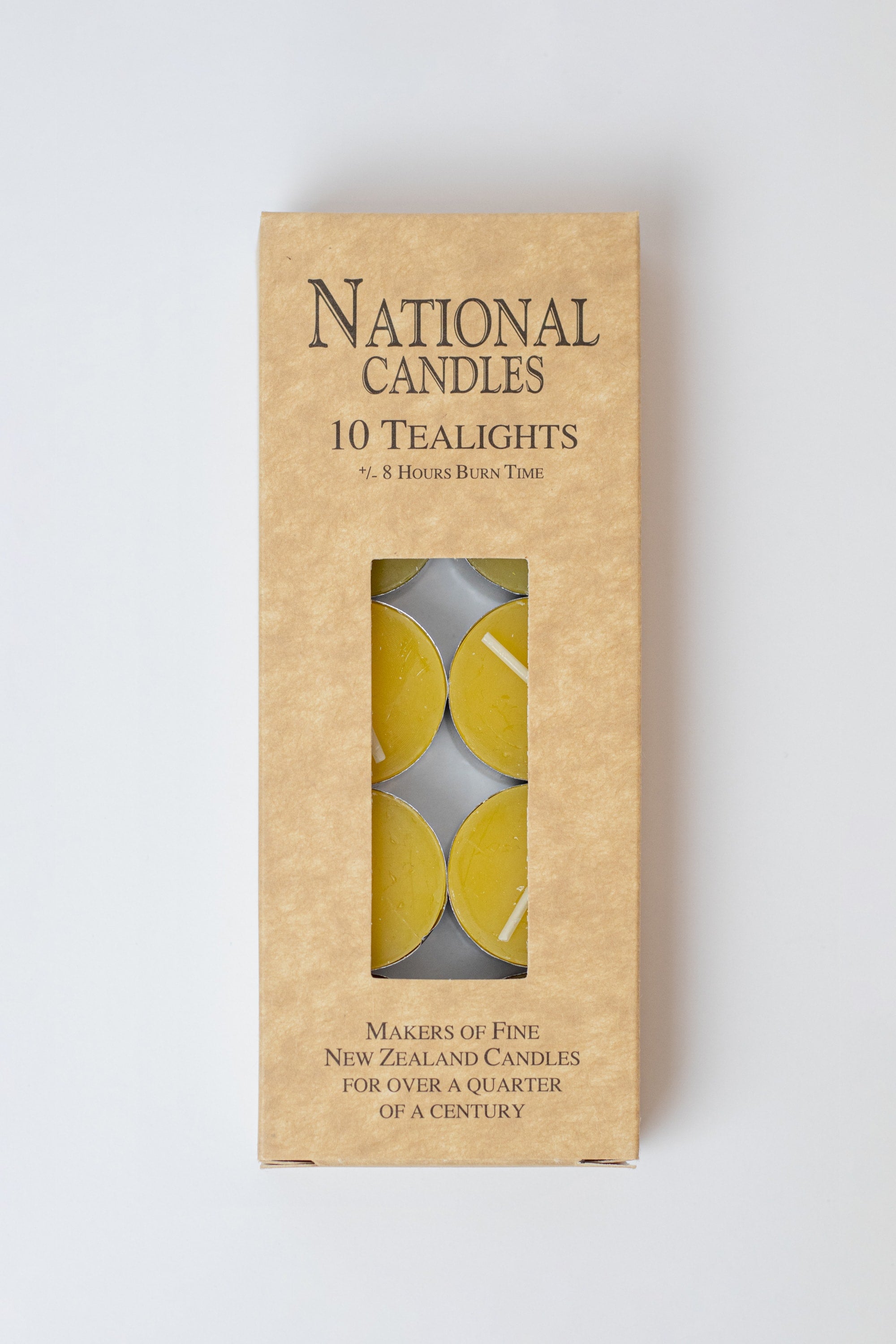 Beeswax Tealights Pack of 10