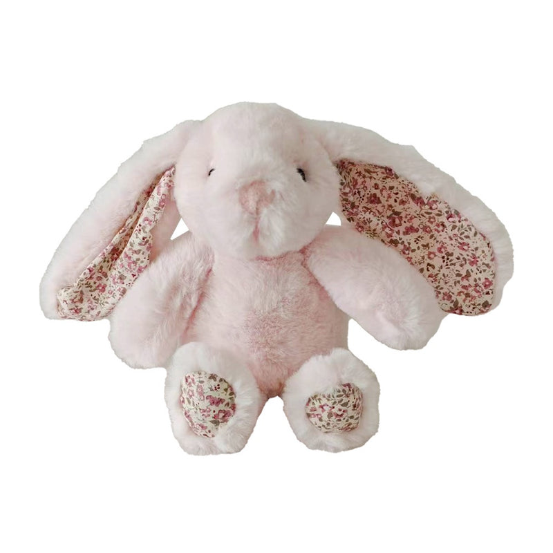 Plush Littlefoot Bunny | Floral Pink