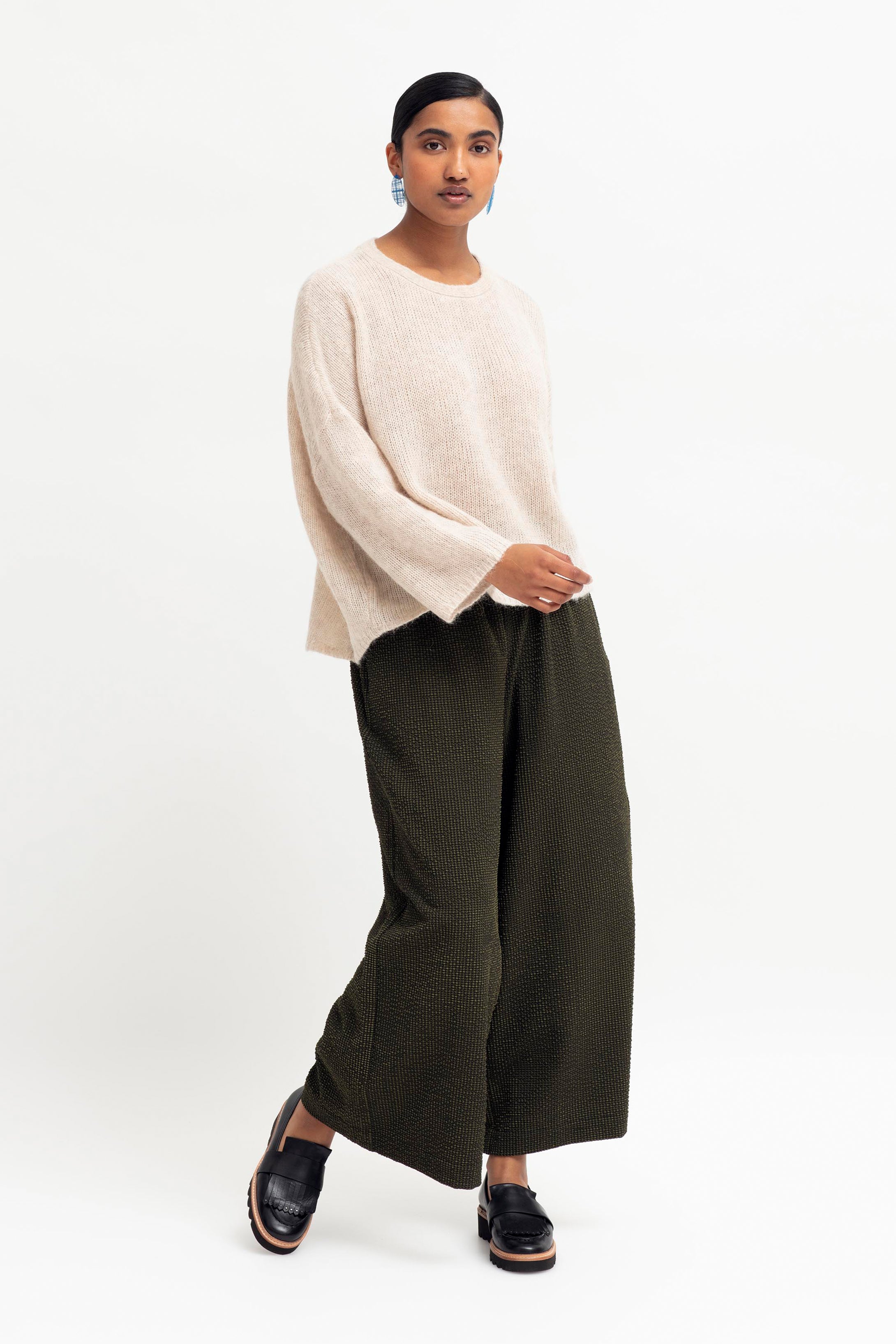 Elk Agna Sweater Ecru