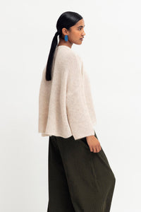 Elk Agna Sweater Ecru
