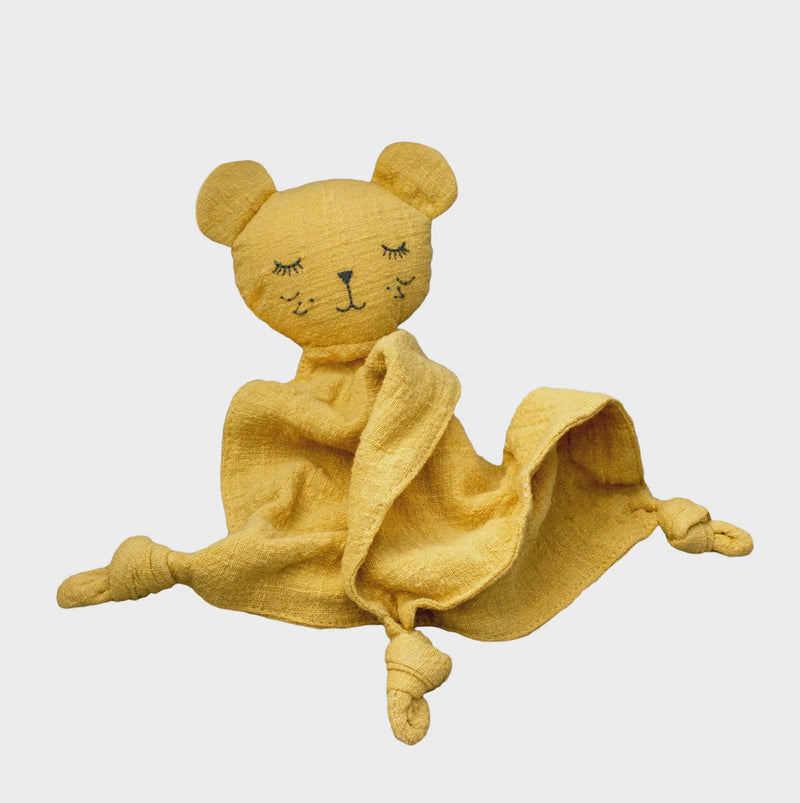 Mustard Bear Comforter