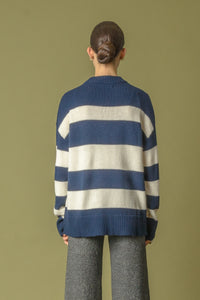 Nineteen//46 Fagin Sweater Ink/Ivory