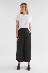 Elk Wide Leg Culotte Black