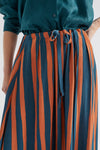 Elk Tilbe Skirt Bronze/Teal Stripe