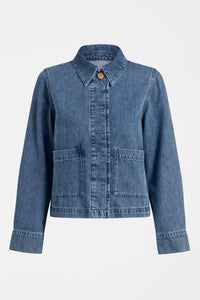 Elk Marn Denim Jacket Dark Blue Wash