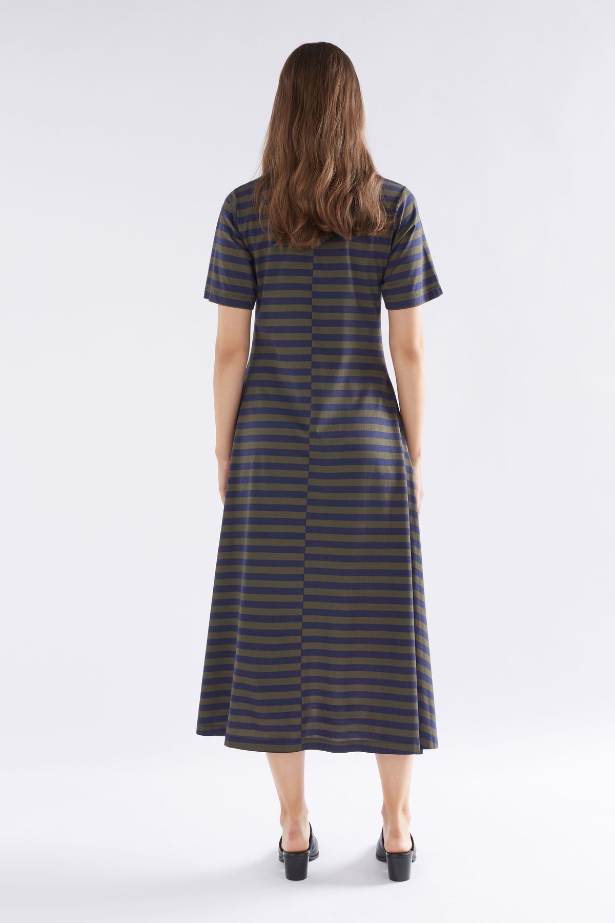 Elk Dega T-Shirt Dress Navy/Olive