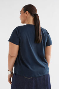 Elk A-Line Tee Space Blue