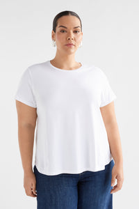 Elk A-Line Tee White