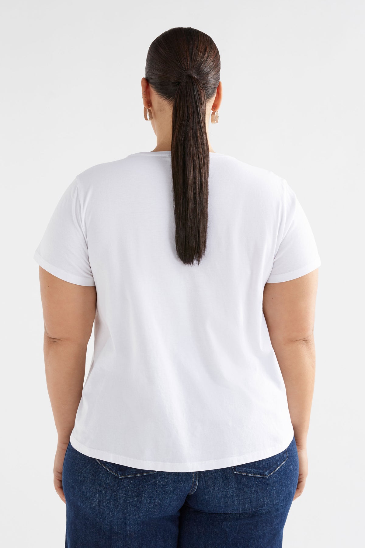 Elk A-Line Tee White