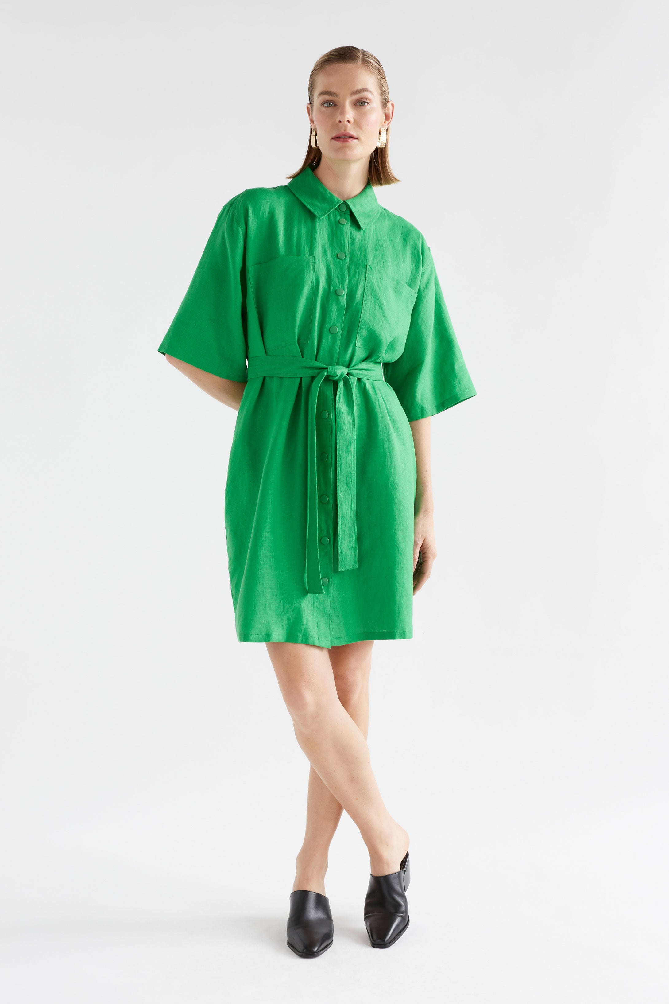elk green dress Elk Ivory Maxi Wrap Dress