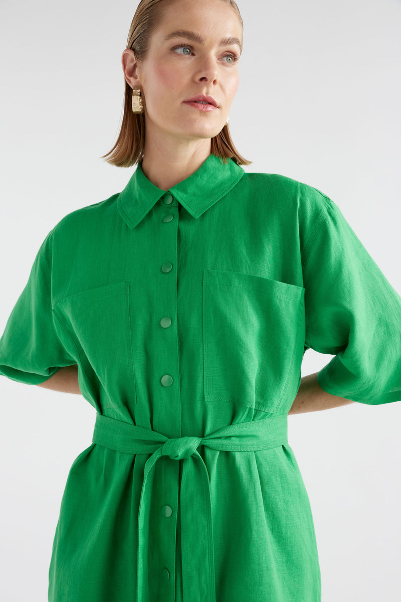 Elk Nayte Dress Vine Green