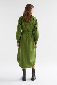 Elk Eller Dress Green Moss