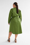 Elk Eller Dress Green Moss