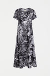 Elk Haki Dress Tropea Print