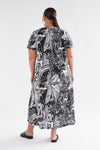 Elk Haki Dress Tropea Print