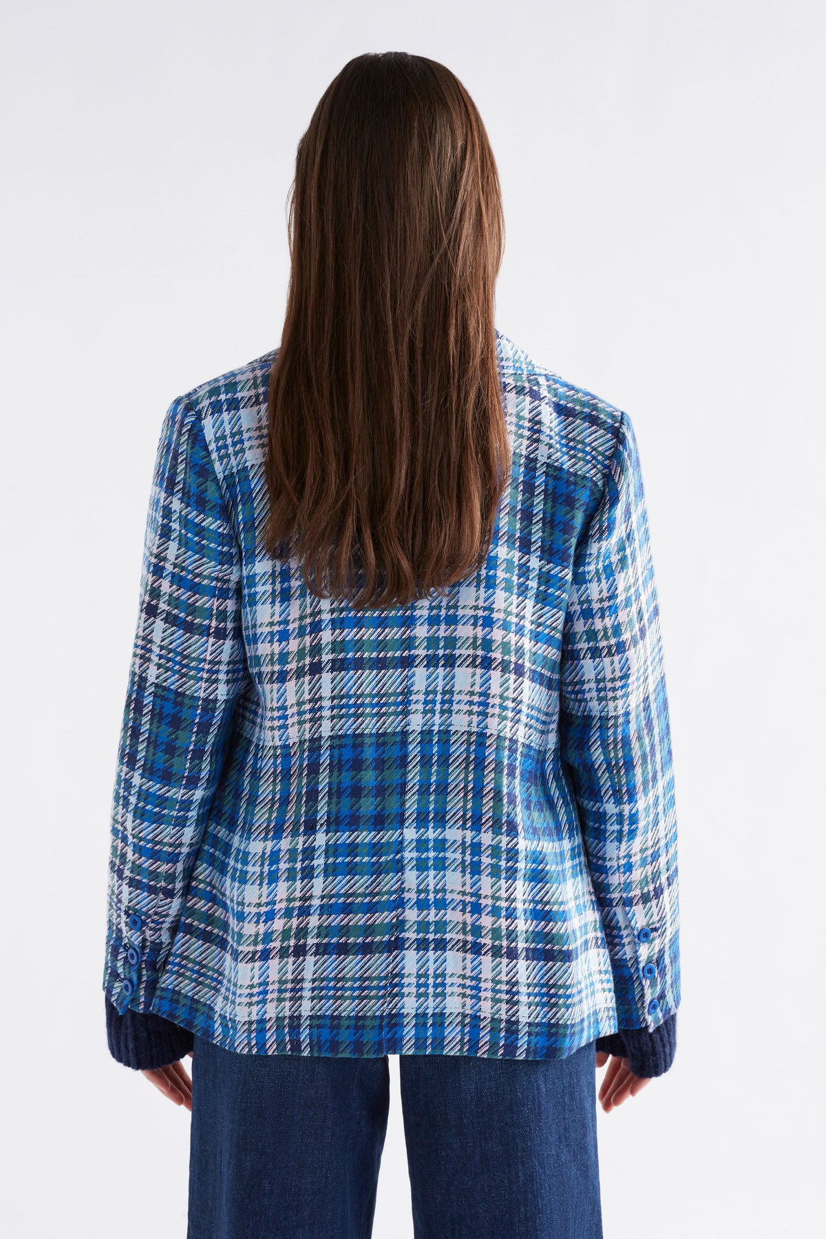 Elk Ranie Jacket Blue Check