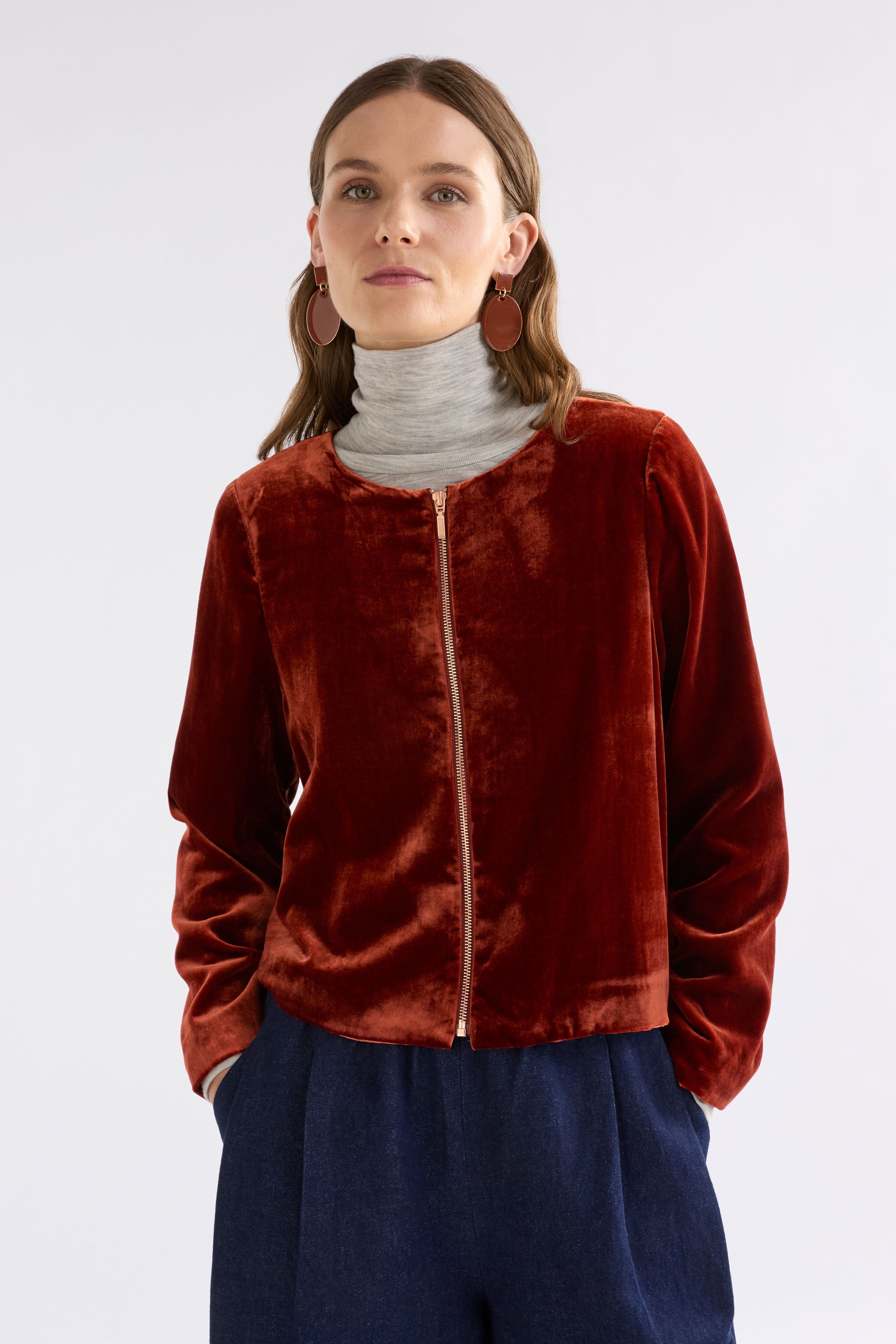 Elk Suuri Velvet Jacket Spice – Hall Concept Store