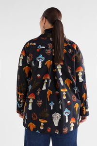 Elk Allem Shirt Mushroom Print