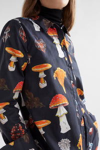 Elk Allem Shirt Mushroom Print
